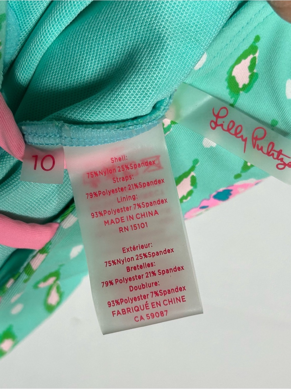 Lilly Pulitzer Jaspen One Piece Swimsuit in Oh Diamond Girl Print - Picture 9 of 9